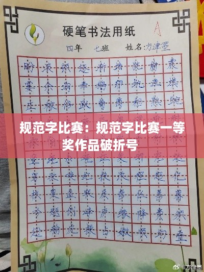规范字比赛：规范字比赛一等奖作品破折号 