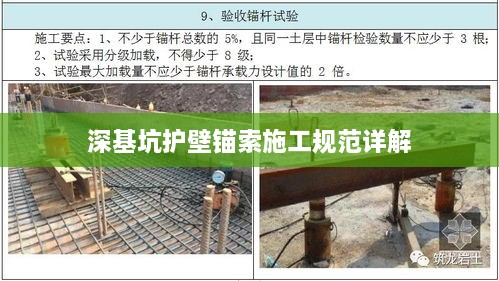 深基坑护壁锚索施工规范详解