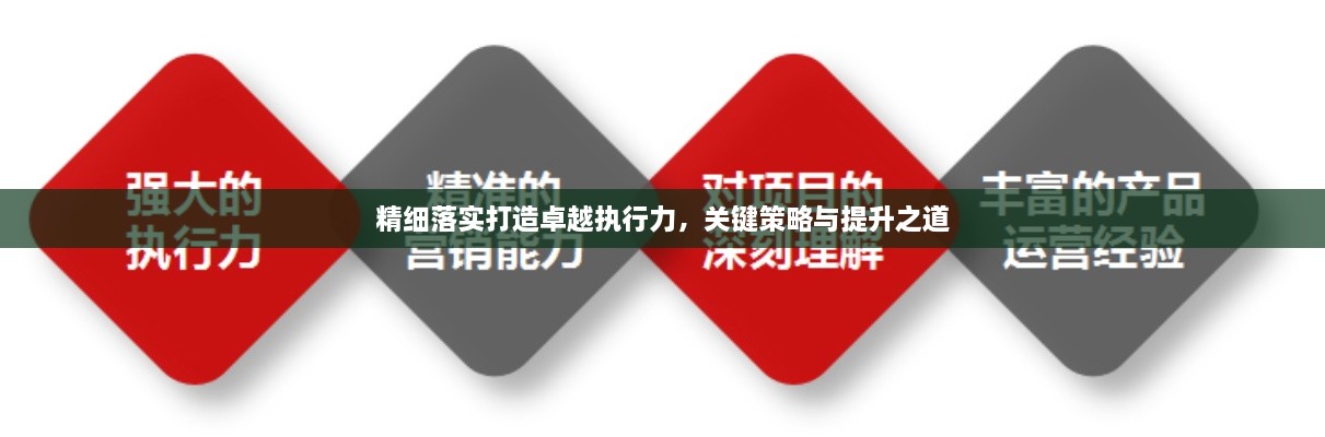 精细落实打造卓越执行力，关键策略与提升之道