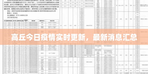 高丘今日疫情实时更新，最新消息汇总