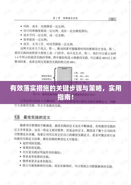 有效落实措施的关键步骤与策略，实用指南！
