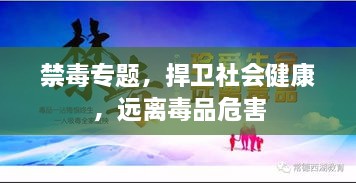 禁毒专题，捍卫社会健康，远离毒品危害