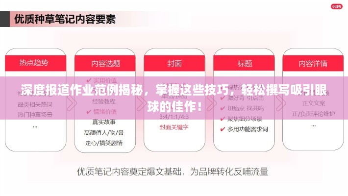 深度报道作业范例揭秘，掌握这些技巧，轻松撰写吸引眼球的佳作！