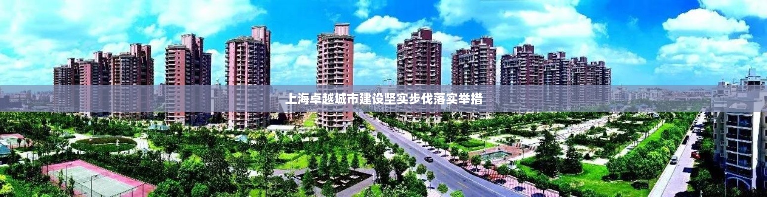 上海卓越城市建设坚实步伐落实举措