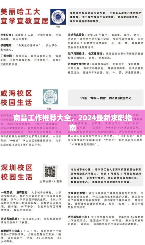 南昌工作推荐大全，2024最新求职指南
