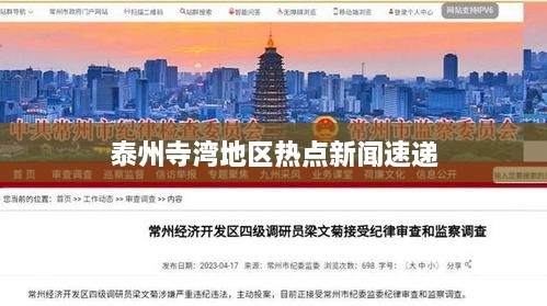 泰州寺湾地区热点新闻速递