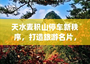 天水麦积山停车新秩序，打造旅游名片，提升城市形象规范图亮相！