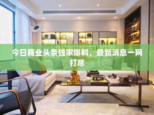 今日商业头条独家爆料，最新消息一网打尽