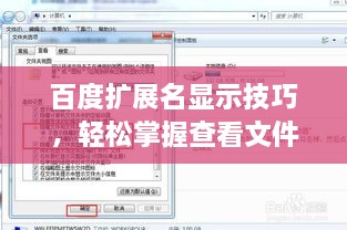 百度扩展名显示技巧，轻松掌握查看文件扩展名的方法