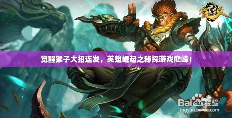 觉醒猴子大招连发，英雄崛起之秘探游戏巅峰！