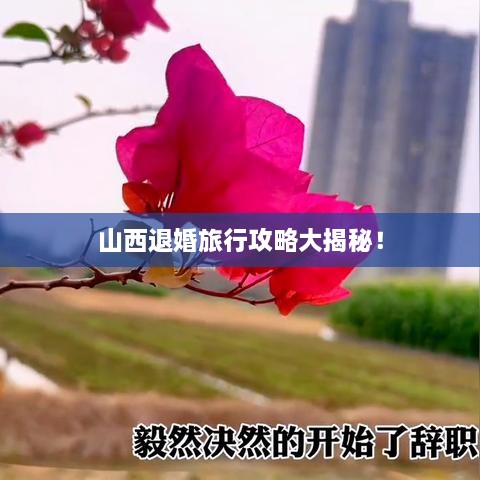 山西退婚旅行攻略大揭秘！