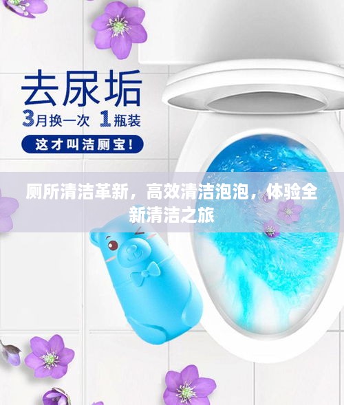 厕所清洁革新，高效清洁泡泡，体验全新清洁之旅